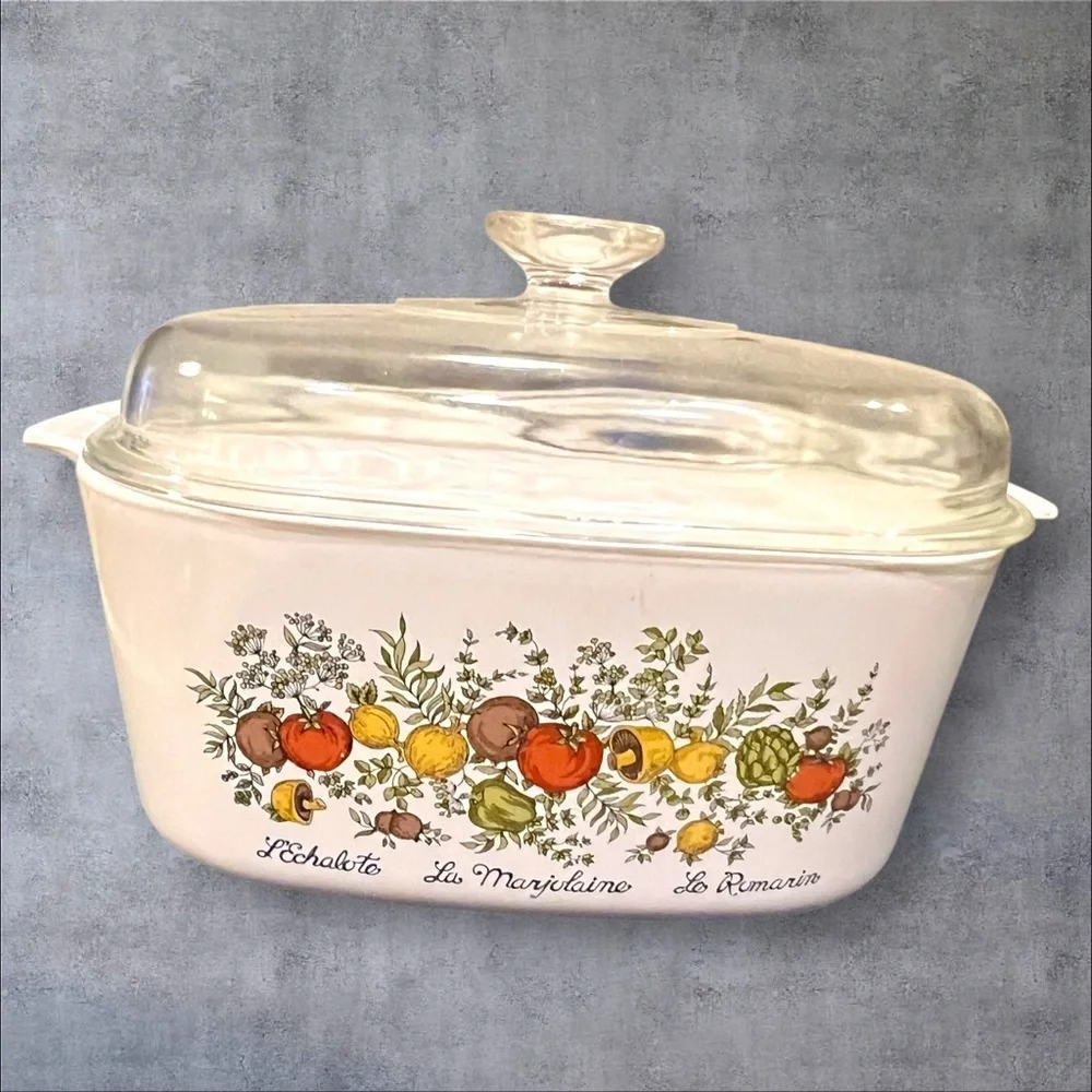 RARE SET Corningware ‘spice of life’ Bakeware Set‎